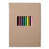 Colored Pencil And Notepad Set 5.75" X 8.25"